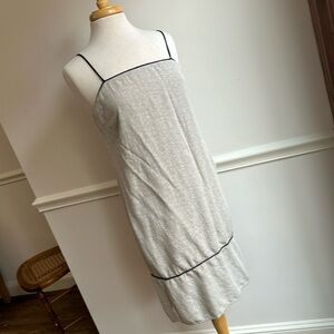 Amadi Anthropologie Cami Strap Sundress Beige Taupe Medium EUC